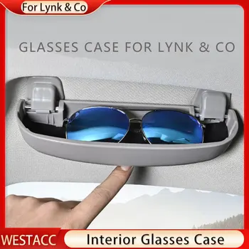 Abs automobilių akinių dėklas Akiniai nuo saulės akinių dėklo laikiklis Lynk & Co 01 02 03 05 Saulės akinių laikymo dėžutė Automobilių priedai