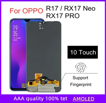 AMOLED Skirta OPPO RX17 Neo RX17PRO LCD ekranas Jutiklinio ekrano skaitmeninimo priemonės pakeitimas OPPO R17 RX17 Pro CPH1893 LCD