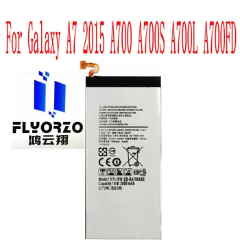 Aukštos kokybės EB-BA700ABE baterija, skirta Galaxy A7 2015 A700 A700S A700L A700FD Mobilusis telefonas