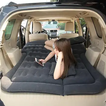 Automobilinis kelioninis miegmaišis - Pripučiamas SUV automatinis čiužinys galinei eilei - Bekelės oro lovos kempingo kilimėlis - oro čiužinys Automobilinis aksesuaras