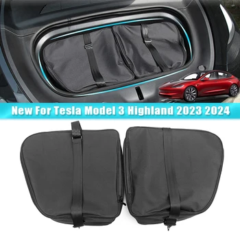 Automobilio priekinės bagažinės laikymo krepšys Tesla modeliui 3 2016-2021 2022 Highland 2023 2024 Nešiojama daiktadėžė vandeniui atsparus organizatoriaus paketas