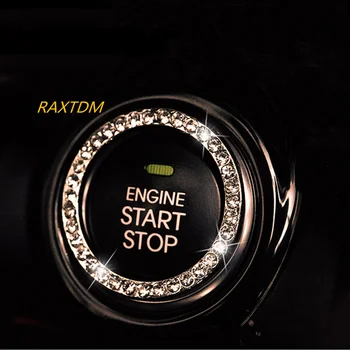 Crystal Car Engine Start Stop uždegimo rakto žiedas opel Chevrolet Vauxhall astra h j insignia g vectra c mokka zafira