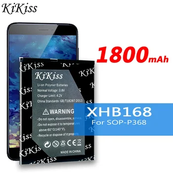 Didelės talpos 1800mAh KiKiss baterija XHB 168 skirta SOP-P368 XHB168 mobiliųjų telefonų baterijoms
