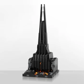 Gobricks MOC tvirtovė Vader Bricks Kosminių karų architektūros kolekcija Statybinių blokų rinkiniai Lavinamasis žaislas Dovana suaugusiems