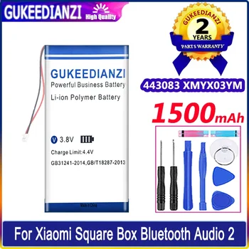 GUKEEDIANZI Baterija 443083 XMYX03YM 1500mAh skirta Xiaomi Xiao Mi Square Box Bluetooth Audio2 Audio 2 Bateria