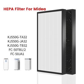 HEPA Filte pakaitinis rinkinys Midea KJ550G-TA32/KJ550G-JA32/KJ550G-TB32/FC-50TB1/2FC-50JA1 oro valytuvas