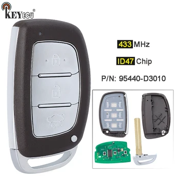 KEYECU 433.92MHz ID47 Chip PN: 95440-D3010 Smart Remote Car Key Keyless Fob for Hyundai Tucson 2018 2019 2020