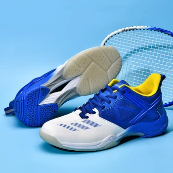 Nauji profesionalūs badmintono batai Neslystantys teniso bateliai Lengva svorio avalynė Vyrai Moterys Tinklinio sportbačiai