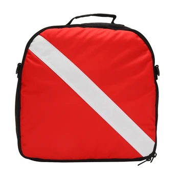 Nešiojama patvari nailoninė nardymo vėliava Nardymo apsauginis reguliatoriaus krepšys su užtrauktuku