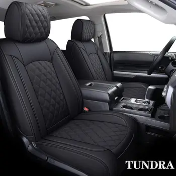 Pilnas komplektas Automobiliniai sėdynių užvalkalai, skirti Toyota Tundra 2008-2024 pikapų pagalvėlės Dangtelio automobilio sėdynės apsauginis dangtelis Automobilių salono priedai