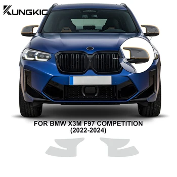 skirta BMW X3M F97 KONKURENCIJAI 2022–2024 m. Apsauga nuo įbrėžimų Skaidrus TPU Iš anksto supjaustytas ppf apsauginis automobilio priekinis žibintas Galinio vaizdo veidrodžio plėvelė