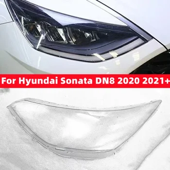 skirta Hyundai Sonata dn8 2020 2021+ Automobilio priekinis stiklas priekiniai žibintai skaidrus šviestuvas lempos apvalkalas Priekinio žibinto dangtelio objektyvas