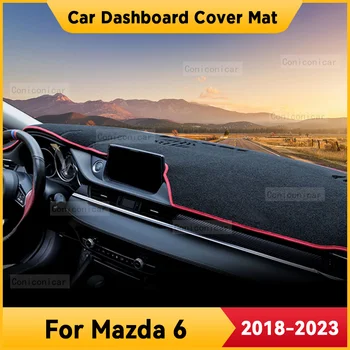 skirta MAZDA 6 2018-2023 2022 m. automobilio prietaisų skydelio dangtelio kilimėlis Neslidus saulės atspalvio pagalvėlės apsauginis 