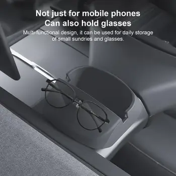 Vairas Telefono laikiklis automobilio mobiliojo telefono laikiklis silikoninis automatinis mobiliojo telefono stovo akinių laikiklis 3 modelio 