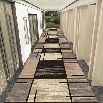 šiaurietiško stiliaus svetainės plotas kilimas Koridorius Prieškambario kilimas Abstraktūs geometriniai miegamojo kilimėliai Virtuvės kilimėlis Krištolo aksomo durų kilimėlis