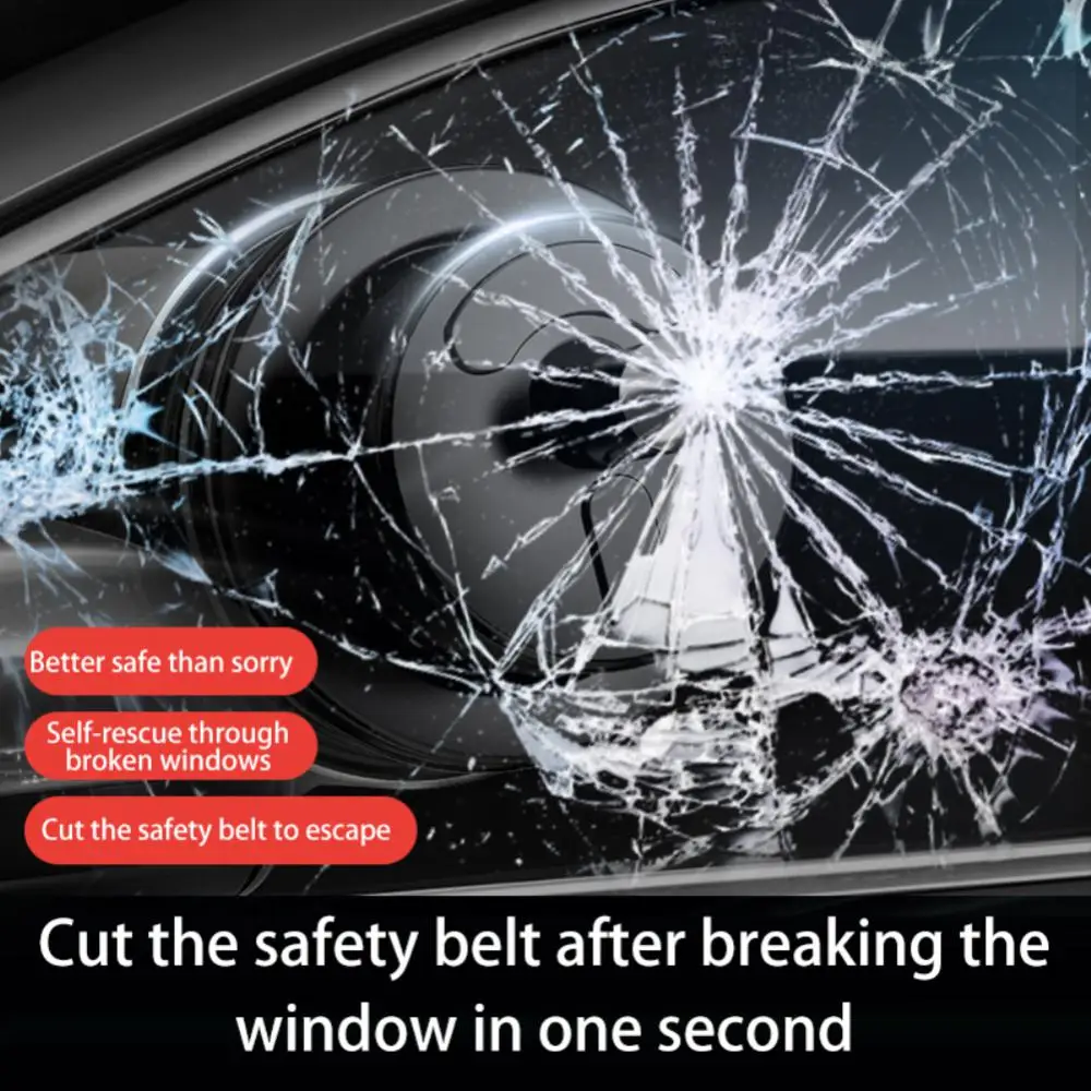 1PCS Automobilio saugos plaktukas automobilio langų pertraukiklio avarinis plaktukas Saugos diržo pjaustytuvas Automobilinis įrankis Gyvybę gelbstintis evakuacinis plaktukas aliuminio lydinys
