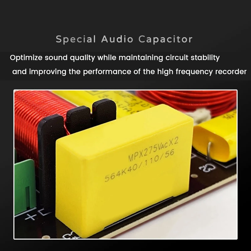 200W 2 krypčių Hifi garsiakalbių dažnio skirstytuvai 2830 Hz Aurelia garsiakalbių garso kryžminio perjungimo filtras Pagrindinis Theate Pasidaryk pats garsiakalbiai