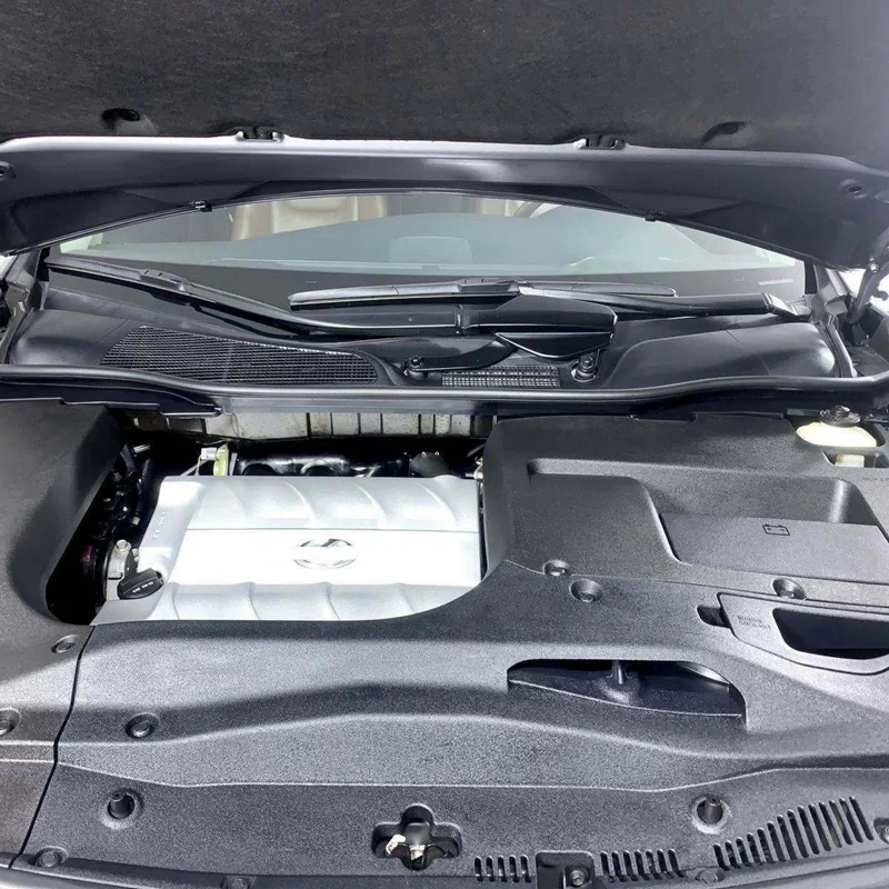 2X priekinio variklio dangčio gaubto pakėlimo statramsčiai palaiko smūginių dujų balionų komplektą, skirtą Lexus RX350 RX450H 2010-2015