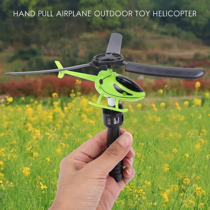 Aviacijos modelio rankena Traukite lėktuvą Lauko žaislai vaikams Žaisti sraigtasparnį