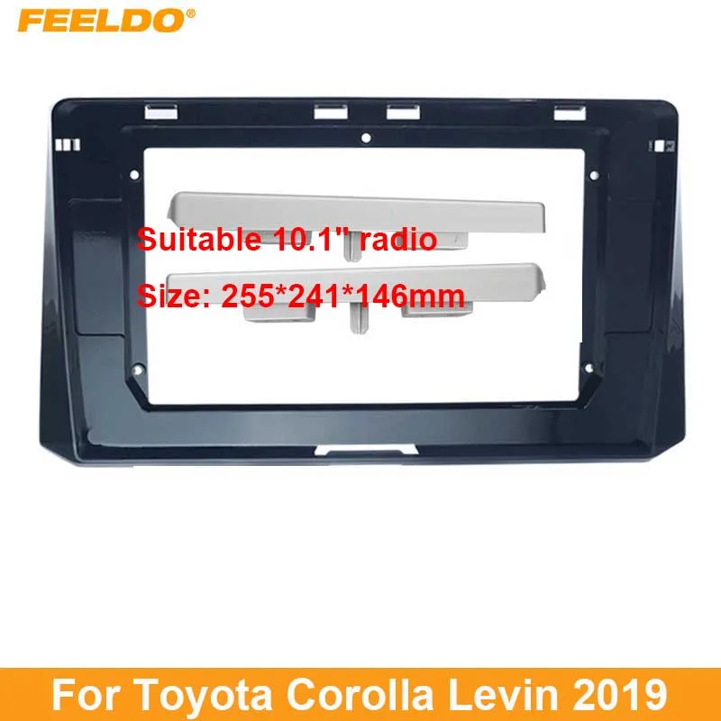Car 2Din Radio Audio Fascia rėmo tvirtinimo adapteris Toyota Corolla Levin 10.1