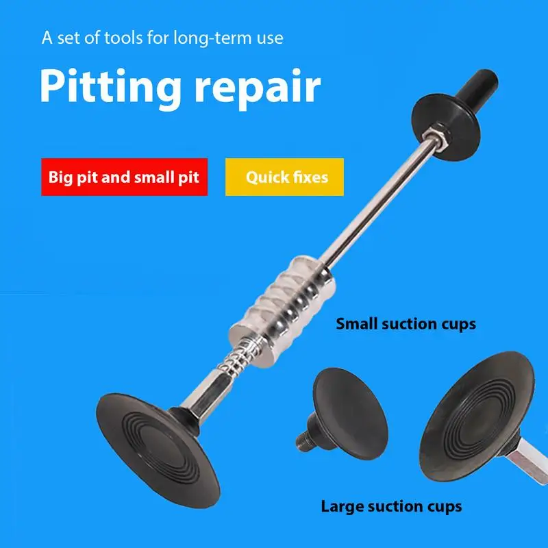 Car Dent Puller Strong Suction Cup Dent Remover įrankis automobiliui su ilga rankena Ergonomiški automatinio kėbulo remonto įrankiai transporto priemonės kėbului