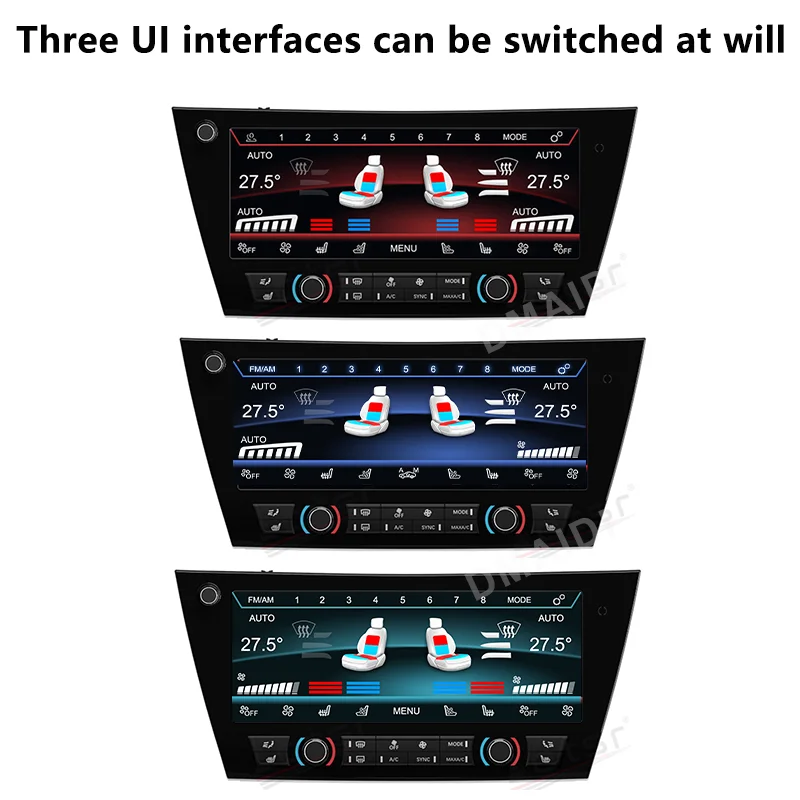 LCD oro kondicionavimo ekranas Balso kintamosios srovės skydelio ekranas Jutiklinis valdymas BMW X5 F15 X6 F16 2014-2019