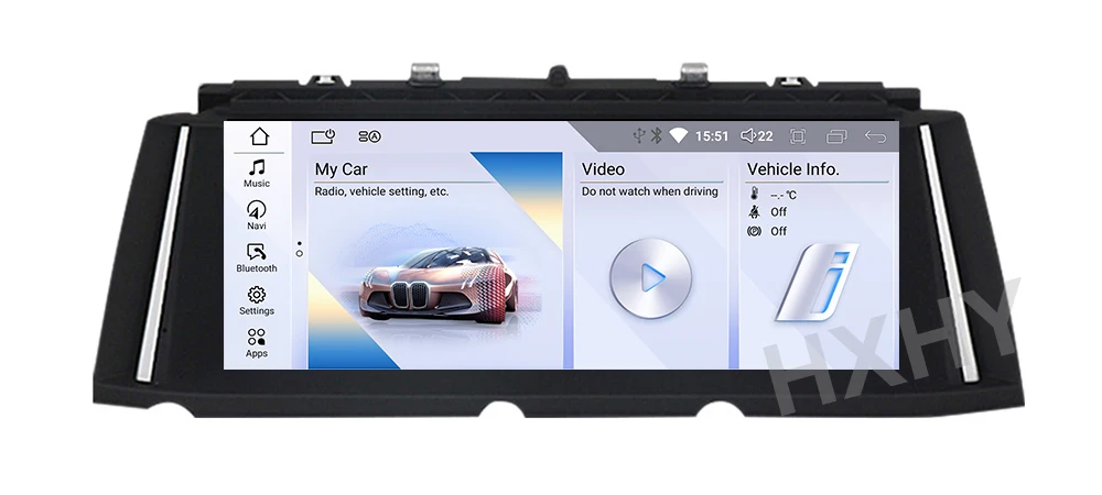 Snapdragon Android 13 automobilių DVD grotuvo sistema Multimedijos radijas GPS Navi Audio Carplay skirta BMW 7 serijos F01 F02 2009-2015