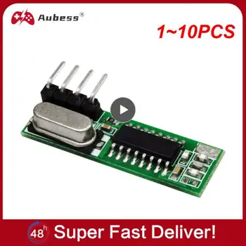1~10PCS 433 Mhz Superheterodyne RF imtuvas ir siųstuvo modulis Arduino belaidžio modulio rinkinys 433Mhz nuotolinio valdymo pultas