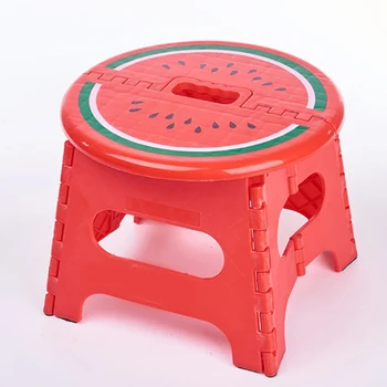 2024 Suoliukas suaugusiems ir vaikams Sutirštinta plastikinė laiptinė kėdė Nešiojama sulankstoma kėdė Maža suoliuko kėdė