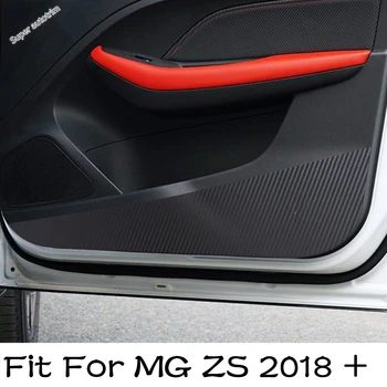 4PCS automobilio durų apsaugos nuo smūgio kilimėlio šoninio krašto plėvelės dulkėms atsparios apsaugos lipdukai Interjero pertvarkymo priedai, tinkantys MG ZS 2018–2022