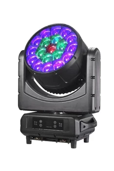 6vnt IP65 Lauke judanti galva bitės akis LED priartinimo spindulys 19x40w rgbw Dangaus spindulys Neperšlampamas DJ Renginys Koncertas Judanti galva Scenos šviesa