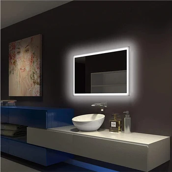 Ant sienos pakabintas led veidrodis Dviguba kriauklė Modernus vonios kambarys tuštybė vonios kambarys tuštybė su kriaukle vonios kambario tuštybės rinkiniai viešbučiui ir apartamentams