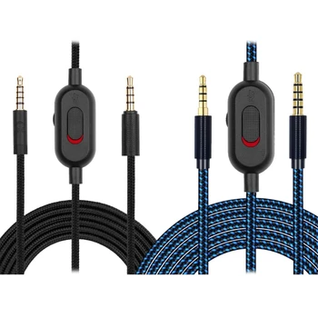 Aukštos kokybės OFC pintas kabelis AstroA10 A40 žaidimų ausinėms suMute mygtuku