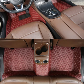 Automobilinis grindų kilimėlis Honda Fit 2008 2009 2010 2011 2012 2013 Custom Luxury Woman Anti-Slip Full Komplekt Interior Gifts Auto Accessories