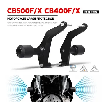 CB400F CB500F rėmo slankiklio apsauga nuo susidūrimo, skirta HONDA CB 400 500 X 2015-2022 motociklo apsaugos nuo kritimo įdėmėų priedams