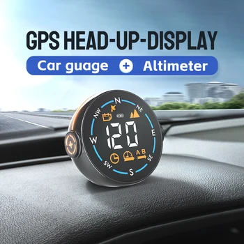 H600G Car HUD Head-Up Display GPS SPeedometro įspėjimas apie greičio viršijimą Aukščio matuoklis Tinka visiems Automobilio spidometras automobiliui