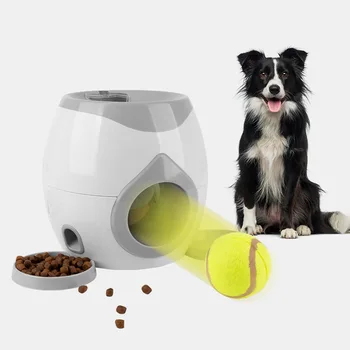Interaktyvūs šunų žaislai Automatinis nutekėjęs maistas Mašina Teniso žaislas šunims Perros Chien šunų tiektuvo dresūros žaislas Naminių gyvūnėlių priedai