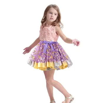 Net Sequin Tutu sijonas Dekoratyvinė mergaitė Gimtadienio apranga Mergaitės Vaikiški sijonai Princesės vaikai Mažylis Tiulis Drabužiai