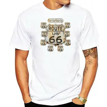 Route 66 MAN TSHIRT Route Us 66 Man Tee Shirt Get Your Kick On Route 66 marškinėliai