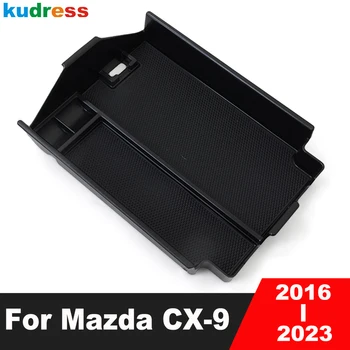 skirta Mazda CX9 CX-9 2016-2018 2019 2020 2021 2022 2023 Centrinė porankių laikymo dėžutė Dangtelio pirštinės konteinerio dėklo dėklas Automobilių aksesuarai