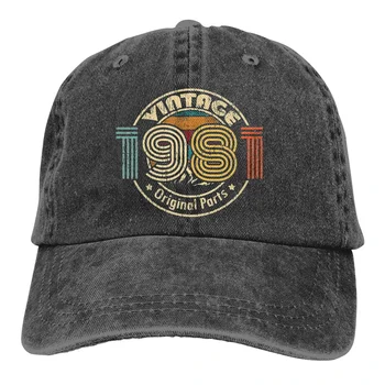 Summer Cap Sun Visor Vintage Original Parts 40 Years Old Hip Hop Caps 1981 Birthday Cowboy Hat Peaked Hats