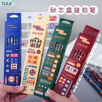 TULX 10PCS pieštukai vaikams Kanceliarinės prekės pieštukas mokyklinės prekės Kanceliarinės prekės mieli pieštukai