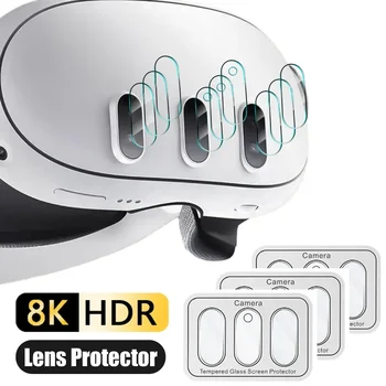 VR akiniai Host Tempered Film for Meta Quest3 Head HD Clear Tempered Glass Hardness Protective Flm for Meta Quest 3 Accessories