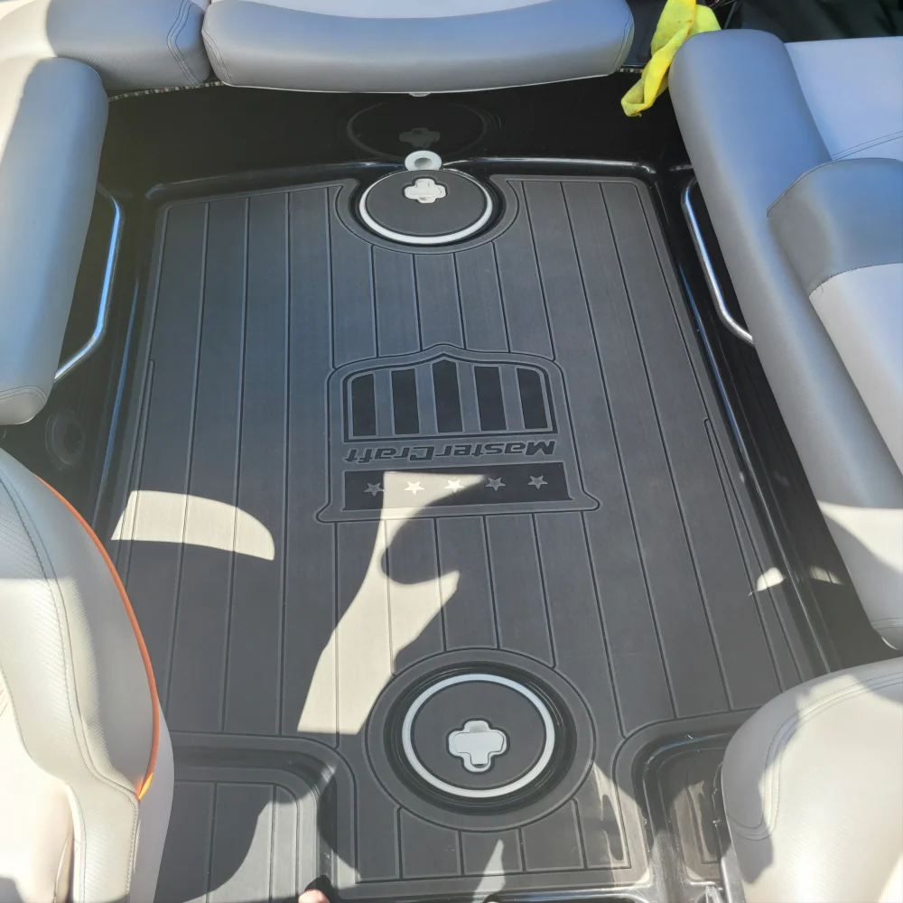 2011 Mastercraft X25 Cockpit Pad Boat EVA Foam Faux Teak Deck Floor Mat grindys