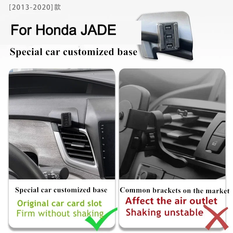 2013-2020 Honda Jade mobiliųjų telefonų laikikliui Belaidis įkroviklis Automobilinis laikiklis Navigacijos laikiklis GPS palaikymas 360