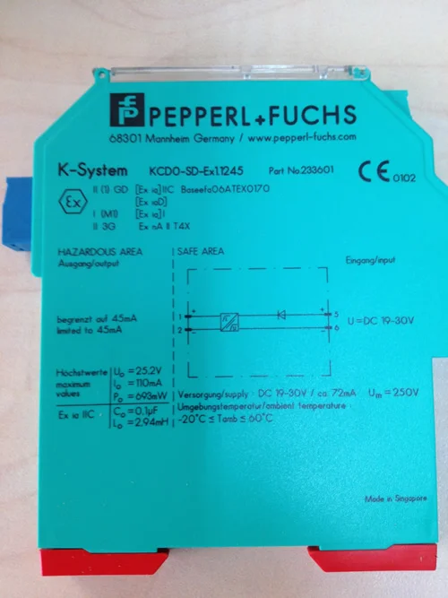 Naujas originalus Pepperl + Fuchs temperatūros saugos tinklelis KFD2-UT2-EX1 KFD2-UT2-EX2