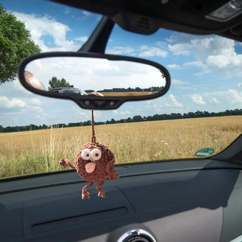 Nėrimas Galinio vaizdo veidrodėlių priedai Mielas nėrimas Spurga Dekoras Automobilių aksesuarai Galinio vaizdo veidrodis Žavesys Automobilio dekoras Boho Pakabos dovanos